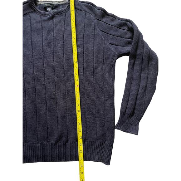 Nautica Mens/Teen Crewneck Sweater Size Medium Preppy Classic Sailing Style - Picture 3 of 7